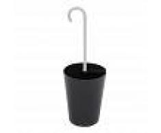 Danese Porte-parapluie Bincan - noir/blanc/revêtu par poudre/H 85cm / Ø 30cm