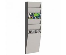 Paperflow A4H1X6.02 Trieur mural structure/case en polystyrène Gris - Armoires de bureau