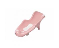 Siège pour baignoire Baby Fox avec tapis anti-dérapant - Rose - Transats de bain et anneaux