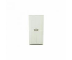 SPACESAVER 90 PLASTIKEN Armoire haute 2 portes avec étageres et penderie-l90xp45xh184 cm-Gamme Space SAVER-Intérieur et Extér - Rangement de l'atelier