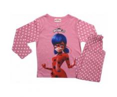 Miraculous pyjama polaire fille rose/blanc - Range pyjama