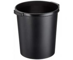 Jalema 2292860900 Corbeille à papier 15 litres Noir - Boite de rangement