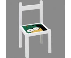 Chaise enfant en bois blanc -Dimensions: 28 x 28 x 54 cm -PEGANE- - Autre mobilier bébé