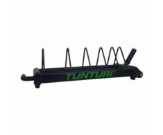 Tunturi etagère à haltères mobile avec 5 compartiments de rangement noir - Accessoires de musculation