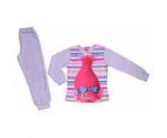 Dreamworks pyjama Trolls polaire filles violet taille 116 - Range pyjama