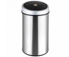 TECTAKE Poubelle Automatique de Maison, Design en Acier 50L - Poubelle