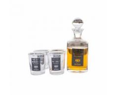 Verres à whisky - lot de 4 et carafe Aulica Transparent - Ustensile de cuisine
