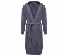 vidaXL 500 g/m² Peignoir unisexe 100% coton anthracite XL Pyjama Vêtement de nuit - Linge de bain