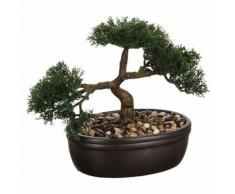 Bonsai artificiel en pot - H. 23 cm - Objet à poser