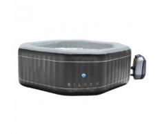 Spa gonflable NetSpa Silver pour 5/6 personnes - version 2018 - Jacuzzi et sauna