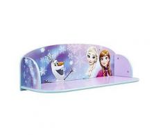 Etagère murale en bois couleur violet motif Reine des Neiges - Dim : H 20 x L 60 x P 21 cm -PEGANE- - Etagères enfant