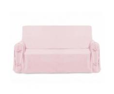 Housse de canapé en coton PANAMA rose - Textile séjour