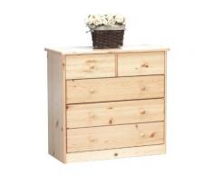 Steens mario / 17801219 commode pin massif laqué 73 x 78 x 35 cm - Commodes et plans à langer