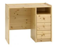 Bureau enfant Pin massif naturel - Dim : 89 x 54 x 74 cm -PEGANE- - Bureaux enfant et accessoires