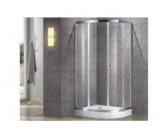Cabine de douche d'angle simple MILOA - 80 x 80cm - Installations salles de bain