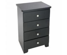 Chiffonnier rétro Ekto - L. 51 x H. 85 cm - Gris - Commodes