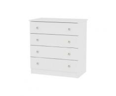 Commode chambre bébé / enfant Blanc - Commodes et plans à langer