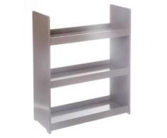 Etagère 3 niveaux en bois pour enfant Taupe, H 78 x P 24 x L 62,5 cm -PEGANE- - Etagères enfant