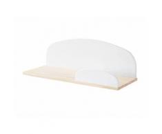 Etagère enfant en bois brut et laqué L65cm KARIBOU blanc - Etagères enfant