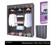 grande penderie étagere armoire de rangement pour vêtement, placard dressing de chambre portant en tissu - Rangement de l'atelier
