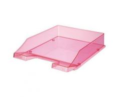 HAN HA-10260-76 Corbeille à courrier Signal C4 Transparent Bright Rose - Autres accessoires de bureau