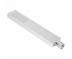 Forme de rectangle chromée pour mettre sous pression le pommeau de douche à main G 1/2 filetage - Accessoires salles de bain et WC