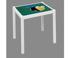 Table enfant en bois blanc/verde, Dimensions : 48 x 48 x 43 cm -PEGANE- - Autre mobilier bébé