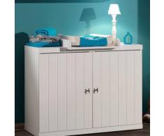 Vipack Commode 3 tiroirs 2 portes Robin - Commodes et plans à langer