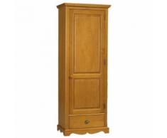 Armoire Bonnetière Pin Massif Miel de Style Anglais - Armoire