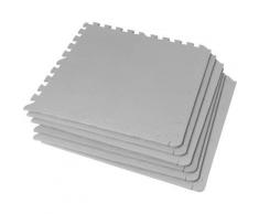 6 tapis de protection en mousse - épaisseur 1,2cm - 12 pièces d'about - Rouge - Yoga et pilâtes