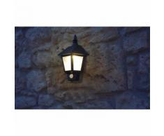 applique exterieure Applique murale solaire H28cm - Noir - Appliques et spots
