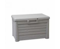 Paris prix - coffre de rangement 'compact' 76cm taupe - Mobilier de Jardin