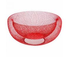 Corbeille à Fruits Mesh 27cm Rouge - Accessoires de rangement