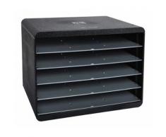 Exacompta ECOBlack Trieur Horizon 5 compartiments Noir - Armoires de bureau