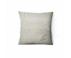 Housse de coussin enfant Pois - L. 43 x l. 43 cm - Jaune - Textile séjour