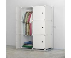 Vêtements chaussures placard organisateur rack de stockage penderie portable maison cintre chaussure - Boite de rangement