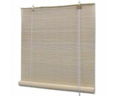 Store enrouleur bambou naturel 120 x 160 cm fenêtre rideau pare-vue volet roulant - Fenêtres et volets