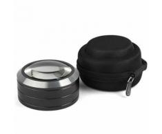 Loupe Presse Papier - Grossissement x 4,5 - Eclairage 3 LED - Système Touch - Loupe