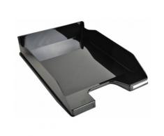Exacompta Glossy 113214D Corbeille à courrier Noir glossy (Unité-1) - Armoires de bureau