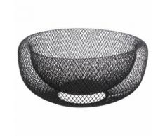 Corbeille à Fruits Mesh 27cm Noir - Accessoires de rangement