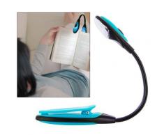 Lampe de lecture flexible LED pour livre, bricolage... - bleu - Ampoules à LEDs