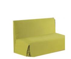 Homemaison.com hm69451665 housse de clic-clac à nouettes coton/polyester anis 200 x 140 cm - Fauteuils enfant