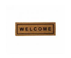 Paillasson Long Étroit Coco et Caoutchouc Welcome - Tapis et paillasson