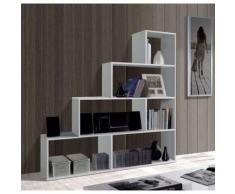 KLUM Etagere escalier blanc brillant 145x145cm - Objet à poser