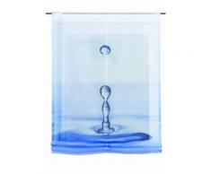 EASYFIX 82075-706 Store bateau à impression numérique Faro Bleu Motif original 100 x 140 cm bleu - Rideaux et stores