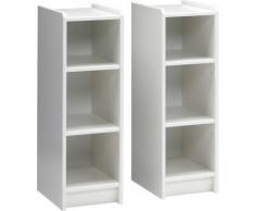 Etagère pour enfant en MDF coloris blanc - Dim : 79 x 32 x 99 cm -PEGANE- - Etagères enfant