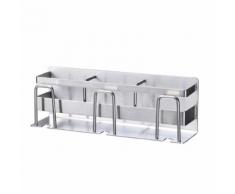 Porte-salle de bains haut de gamme de brosses à dents en acier inoxydable salle de bains Brosse à dents Organisateur rack multifonction pour brosse à dents électrique BT579 - Accessoires salles de bain et WC