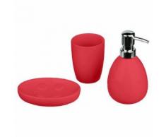 Set de 3 Accessoires Salle de Bain Sun Coquelicot - Accessoires de bain