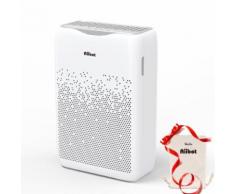 AIIBOT Purificateur dAir Silencieux 29 dB contre 99,97% dOdeurs, Allergènes et Gaz Nocifs avec Minuterie 1/2/3/4H et Ions Négatifs - Chauffage et ventilation