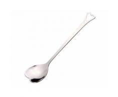 Cuillère à dessert en forme de coeur Thé Cuillère à café Mélangeur Couverts Accessoires de cuisine - Linge de table